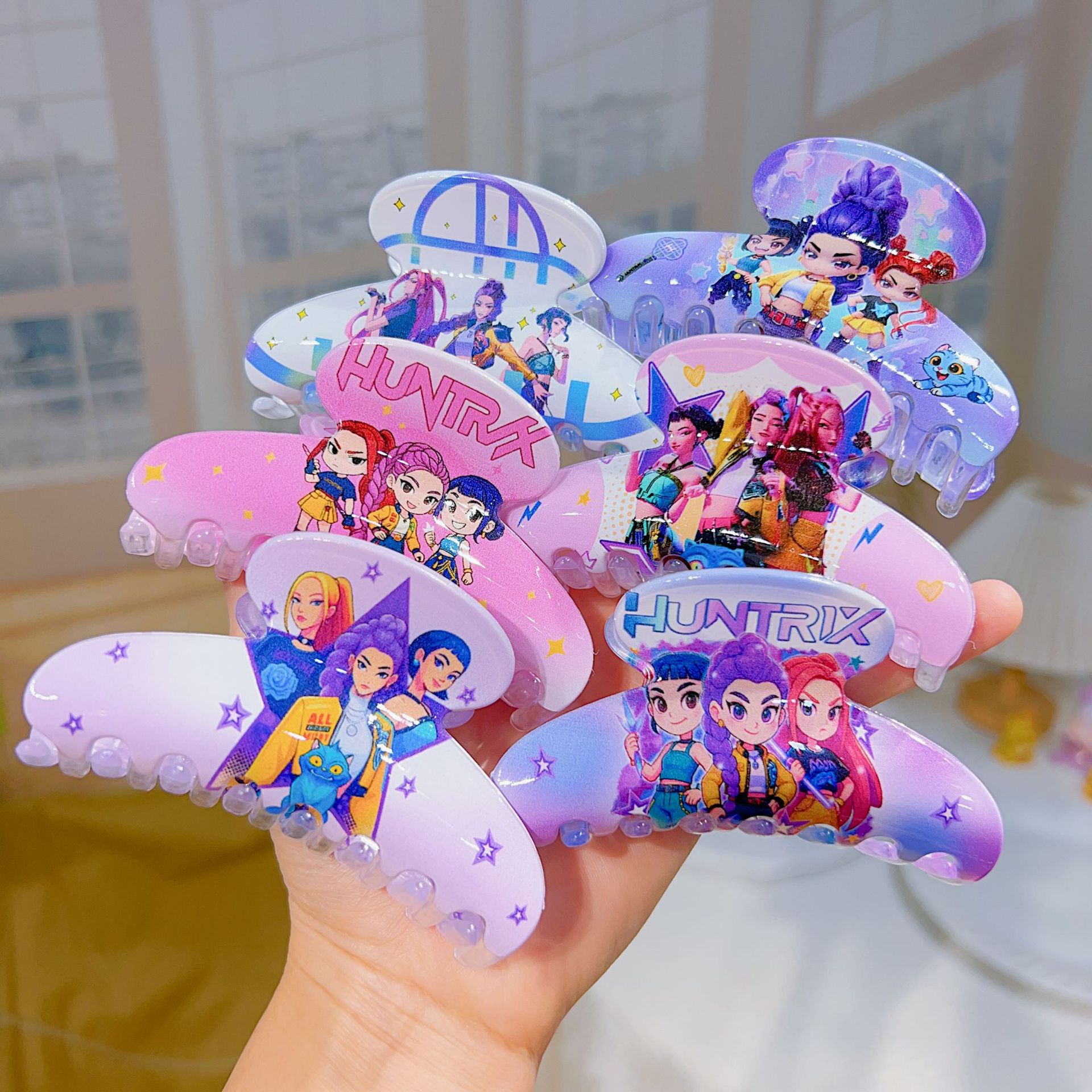 Hair Bundles - 2026 HOT Neue Anime-Haarspangen „Jagdhexengruppe“ Krallenklammern