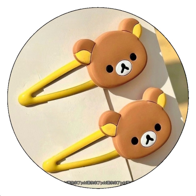 Hair Bundles - Niedliche Rilakkuma Cartoon Haarspangen Japanischer Koreanischer