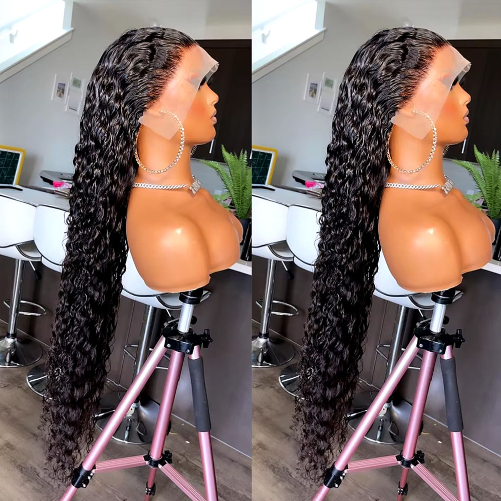 Human Hair Wigs - 42 Zoll brasilianisches Echthaar, Jerry Kinky