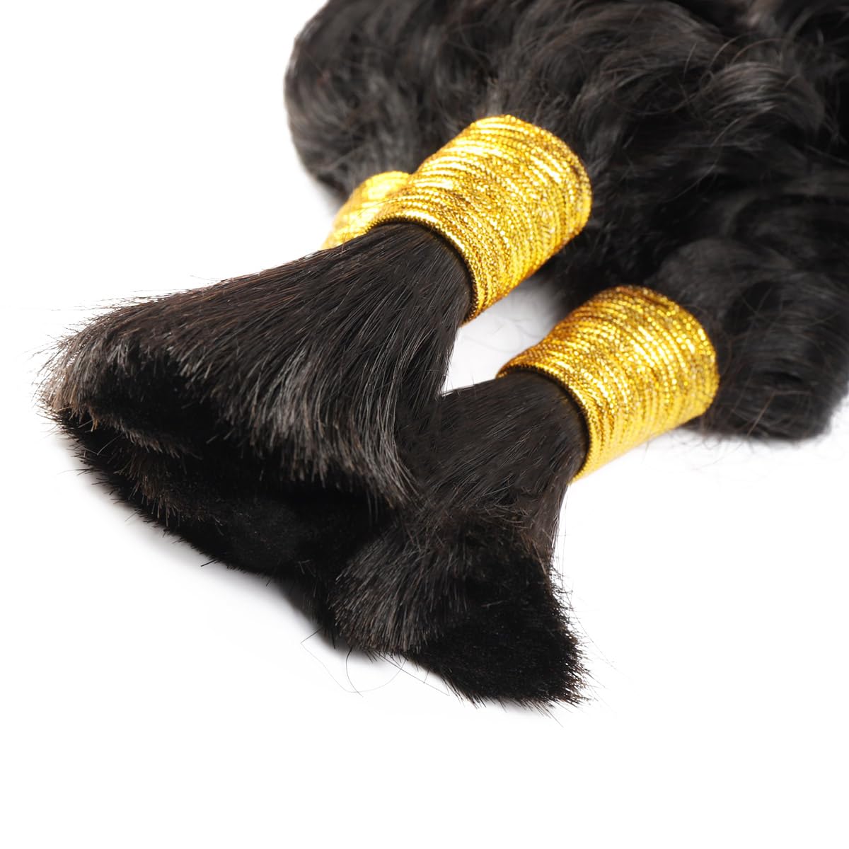Wasserwellen-Echthaar zum Flec – Water Wave Bulk Human Hair For Braiding Bewertung und Preis