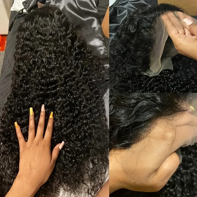 38 Zoll Wasserwellen-Lace-Fron – Hd Lace Frontal Wig Human Hair Pre Plucked Bewertung und Preis