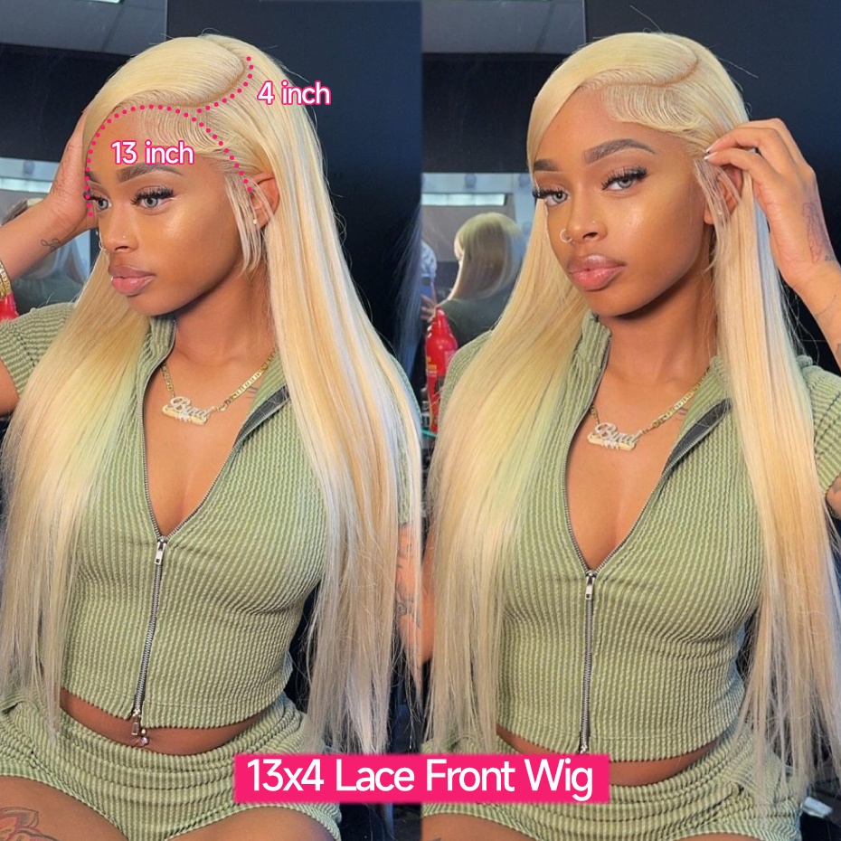 250% Dichte, 613 Blonde Farbe, – 613 Blonde Body Wave Lace Front Wig Bewertung und Preis