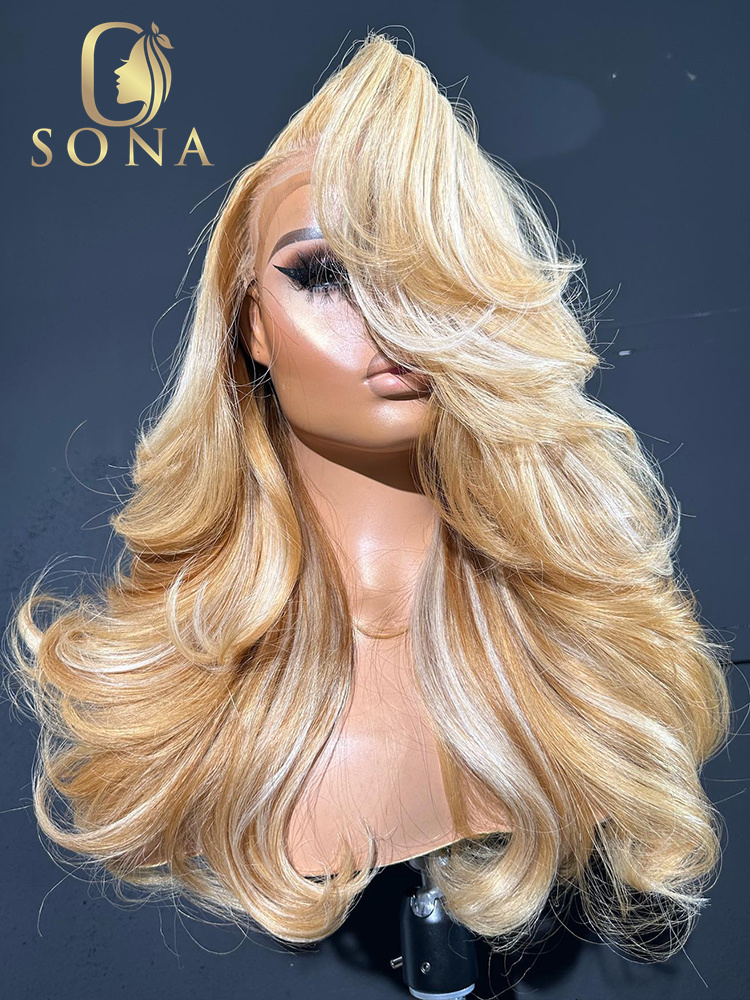 613 #   27 #   Highlight HD La – 613 Blonde Body Wave Lace Front Wig Bewertung und Preis