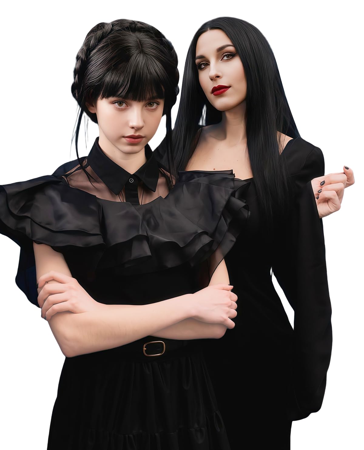 Synthetische lange schwarze Pe – Synthetic Braided Wigs For Black Women Bewertung und Preis