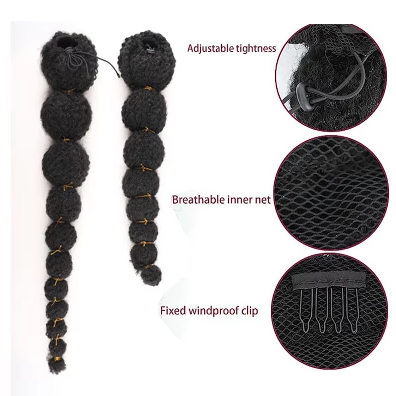 Kinky Afro Puff Pferdeschwanz- – Drawstring Afro Curly Puff Ponytail Bewertung und Preis