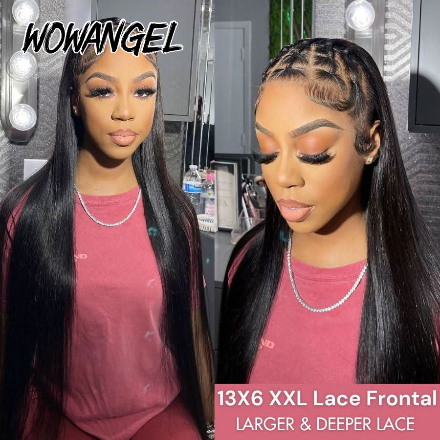 WOWANGEL Gerade Lace-Front-Per – Lace Front Wigs Bewertung und Preis