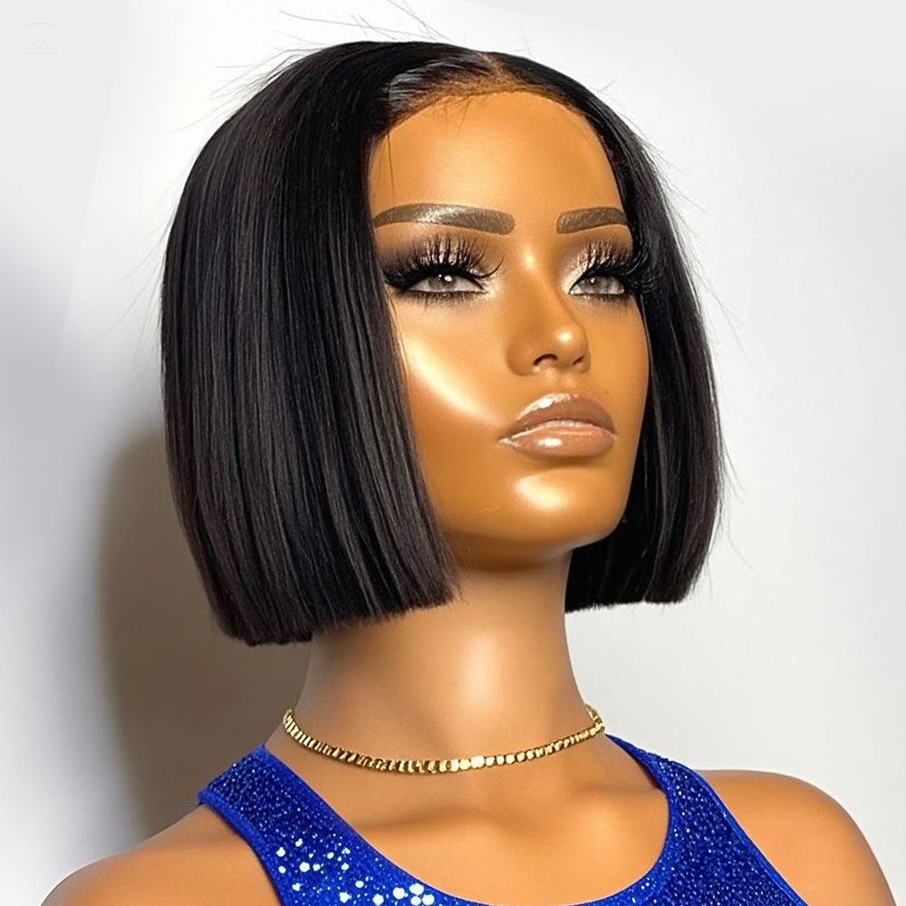 250% Dichte, glatte, kurze Bob – Glueless Wear And Go Human Hair Wig Bewertung und Preis