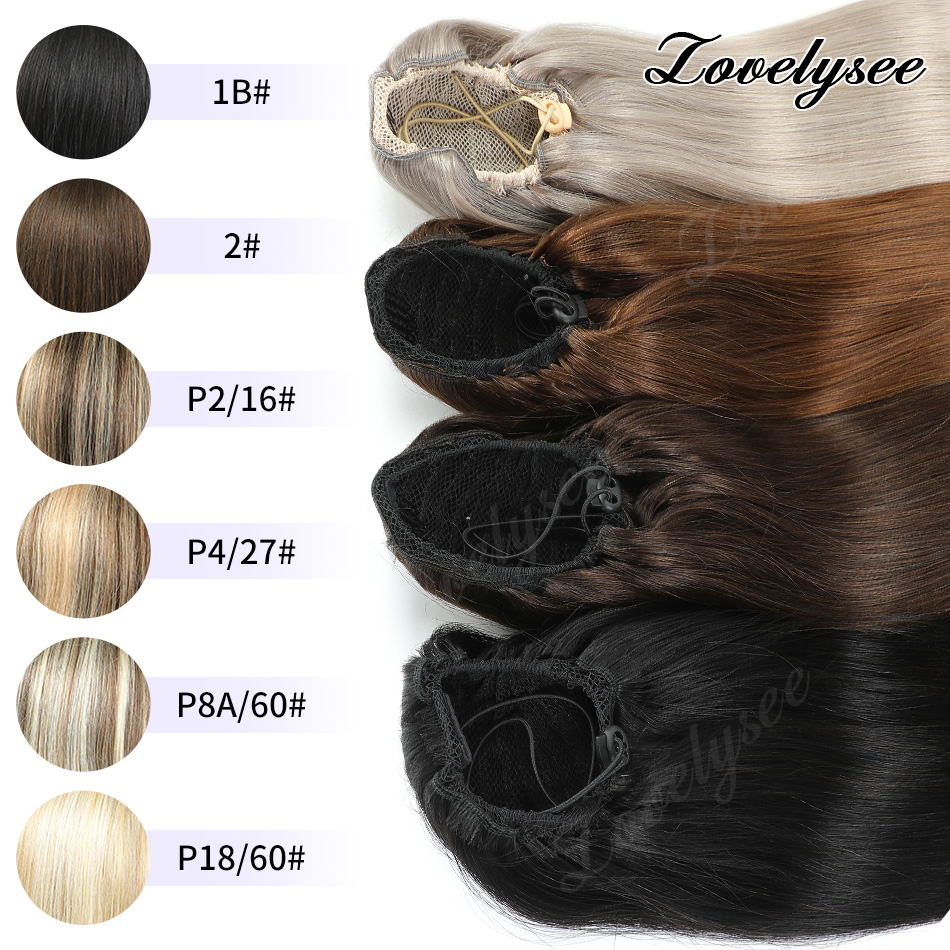 14-18 Zoll Kurzer Pferdeschwan – Seamless Clip In Hair Extensions Human Hair Bewertung und Preis