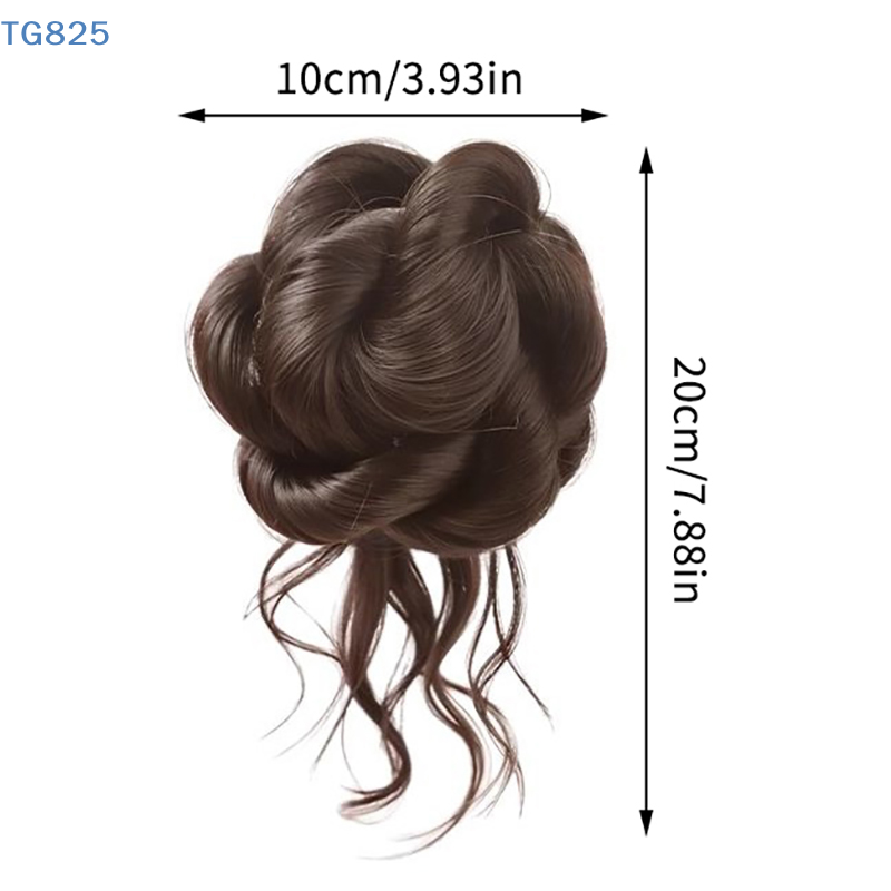 【AN】【AN】Neuer synthetischer Ha – Claw Clip Messy Bun Hair Piece Bewertung und Preis