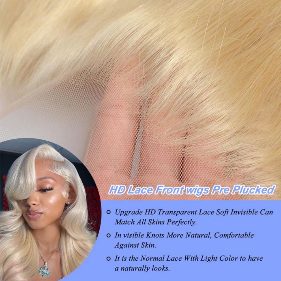 613 HD Lace Frontal Perücke 13 – 613 Blonde Body Wave Lace Front Wig Bewertung und Preis